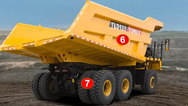Dustpan dump body